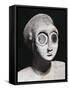 Statuette of Goddess from Tell Asmar, Ancient Eshnunna, Iraq-null-Framed Stretched Canvas