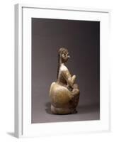 Statuette of 'Great Singer' Ur-Nanshe, Circa 2500 B.C., from Mari, Tell Hariri-null-Framed Giclee Print