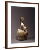 Statuette of 'Great Singer' Ur-Nanshe, Circa 2500 B.C., from Mari, Tell Hariri-null-Framed Giclee Print