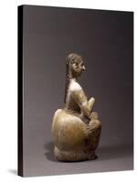Statuette of 'Great Singer' Ur-Nanshe, Circa 2500 B.C., from Mari, Tell Hariri-null-Stretched Canvas