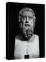 Statuette of Greek Comedy Writer Aristophanes-null-Stretched Canvas