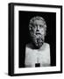 Statuette of Greek Comedy Writer Aristophanes-null-Framed Photographic Print