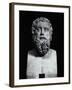 Statuette of Greek Comedy Writer Aristophanes-null-Framed Photographic Print