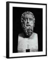 Statuette of Greek Comedy Writer Aristophanes-null-Framed Photographic Print