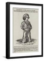 Statuette of Hrh the Prince of Wales-Franz Xaver Winterhalter-Framed Giclee Print