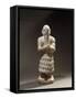 Statuette of Lamgi, King of Mari, 2500-2400 B.C., from Mari, Tell Hariri-null-Framed Stretched Canvas