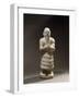 Statuette of Lamgi, King of Mari, 2500-2400 B.C., from Mari, Tell Hariri-null-Framed Giclee Print