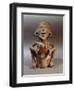 Statuette of Macuilxochitl, God of Flowers, Dance and Music, from Mexico-null-Framed Giclee Print