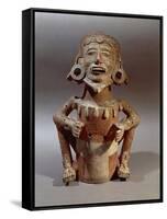 Statuette of Macuilxochitl, God of Flowers, Dance and Music, from Mexico-null-Framed Stretched Canvas