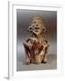 Statuette of Macuilxochitl, God of Flowers, Dance and Music, from Mexico-null-Framed Giclee Print