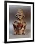 Statuette of Macuilxochitl, God of Flowers, Dance and Music, from Mexico-null-Framed Giclee Print