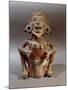 Statuette of Macuilxochitl, God of Flowers, Dance and Music, from Mexico-null-Mounted Giclee Print