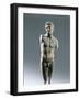Statuette of Pan-Alexander, Hellenistic Statue in Marble, End of 4th Century BC-null-Framed Giclee Print