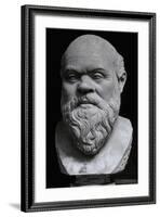 Statuette of Socrates-null-Framed Photographic Print