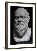 Statuette of Socrates-null-Framed Photographic Print