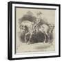 Statuette of the Duke of Wellington-null-Framed Giclee Print