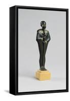 Statuette of the God Ptah-Late Period Egyptian-Framed Stretched Canvas