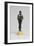 Statuette of the God Ptah-Late Period Egyptian-Framed Giclee Print