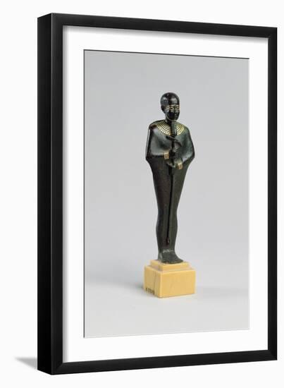 Statuette of the God Ptah-Late Period Egyptian-Framed Giclee Print