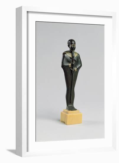 Statuette of the God Ptah-Late Period Egyptian-Framed Giclee Print