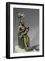 Statuette of the Goddess Isis and the Child Horus-Late Period Egyptian-Framed Giclee Print