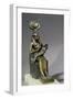 Statuette of the Goddess Isis and the Child Horus-Late Period Egyptian-Framed Giclee Print