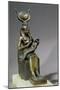 Statuette of the Goddess Isis and the Child Horus-Late Period Egyptian-Mounted Giclee Print