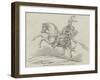 Statuette of the Marquis of Anglesey, by Count D'Orsay-null-Framed Giclee Print