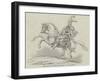 Statuette of the Marquis of Anglesey, by Count D'Orsay-null-Framed Giclee Print