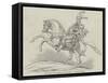 Statuette of the Marquis of Anglesey, by Count D'Orsay-null-Framed Stretched Canvas