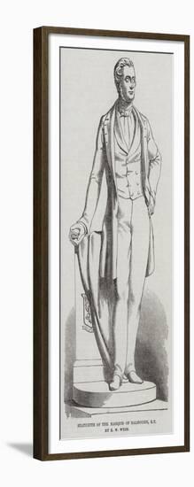 Statuette of the Marquis of Dalhousie-null-Framed Giclee Print