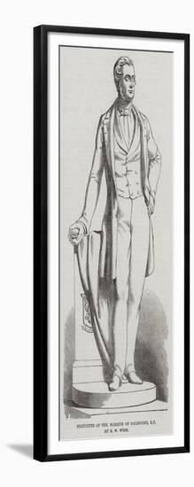 Statuette of the Marquis of Dalhousie-null-Framed Giclee Print