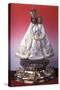 Statuette of the Virgin Mary of Svatá Hora-null-Stretched Canvas