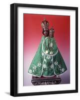 Statuette of the Virgin Mary of Svatá Hora-null-Framed Giclee Print