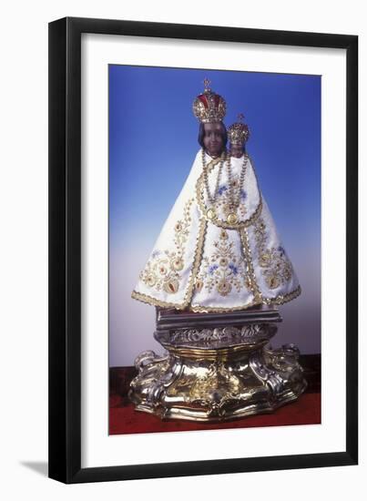 Statuette of the Virgin Mary of Svatá Hora-null-Framed Giclee Print