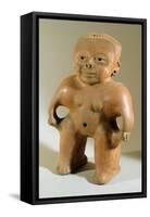 Statuette Originating from El Salvador-null-Framed Stretched Canvas