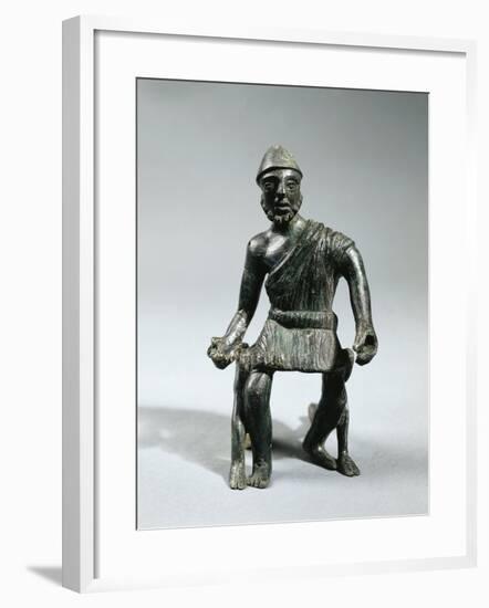 Statuette Representing Hephaestus, Bronze-null-Framed Giclee Print