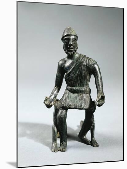 Statuette Representing Hephaestus, Bronze-null-Mounted Giclee Print