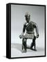 Statuette Representing Hephaestus, Bronze-null-Framed Stretched Canvas