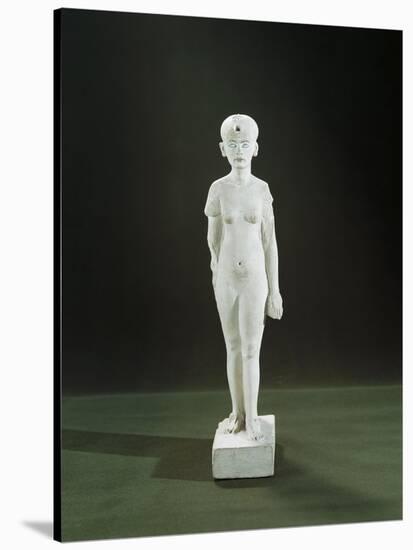 Statuette Representing Nefertiti-null-Stretched Canvas