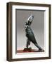 Statuette Representing the Falcon God, Horus Wearing the Double Crown, Bronze-null-Framed Giclee Print