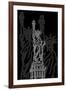 Stature of Liberty Night-Cristian Mielu-Framed Art Print