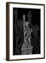 Stature of Liberty Night-Cristian Mielu-Framed Art Print