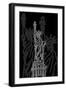 Stature of Liberty Night-Cristian Mielu-Framed Art Print