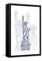 Stature of Liberty-Cristian Mielu-Framed Stretched Canvas