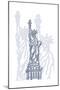 Stature of Liberty-Cristian Mielu-Mounted Art Print