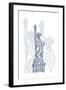 Stature of Liberty-Cristian Mielu-Framed Art Print