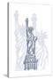 Stature of Liberty-Cristian Mielu-Stretched Canvas