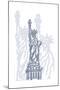 Stature of Liberty-Cristian Mielu-Mounted Art Print