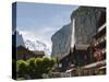 Staubbach Falls in Lauterbrunnen, Jungfrau Region, Switzerland, Europe-Michael DeFreitas-Stretched Canvas